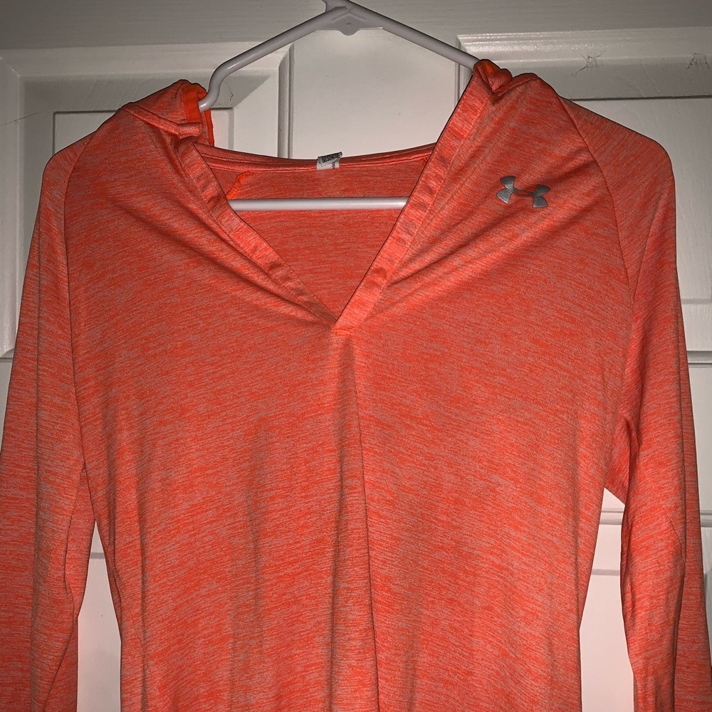 Long sleeve hooded under armor shirt